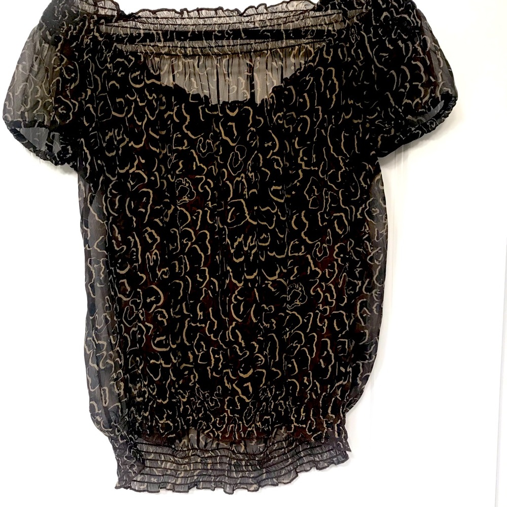Guess sheer blouse